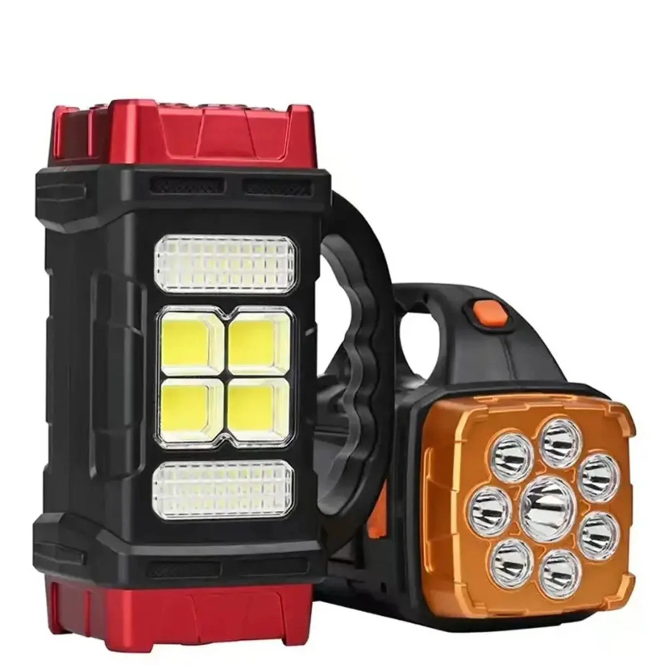 1 قطعة ضوء SolarPortable، دعم USB شحن مصباح يدوي متعدد الوظائف مع COBSideLight، مناسب لصيد الأسماك، إضاءة الطوارئ