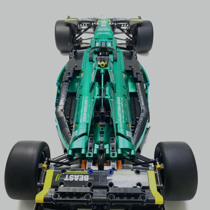 MK6022 1912PCS 1:8 New Technic Martin Aramco AMR25 Building Blocks MOC Sports Car DIY Assembly Model Set Toy Gifts for Boy Decor image 5