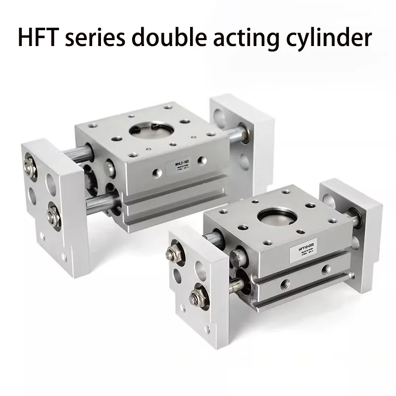 

HFT series Wide finger clamping cylinder HFT10 HFT16 HFT20 HFT25 HFT32 Air Gripper Wide Style PneumaticDouble Acting Cylinder