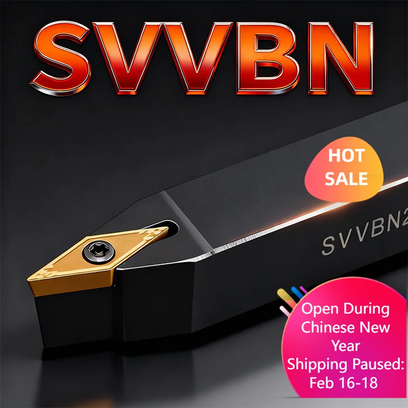 External Turning Tool SVVBN SVVBN1212 SVVBN1616 SVVBN2020 SVVBN2525 Cutter Bar CNC Lathe Bar Turning Holder