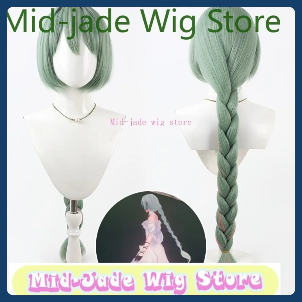 

Mid-jade Wig Store Wuthering Waves Frolo Cosplay Wig Halloween Anime Game Role Playing Synthetic Hair Clothing Props