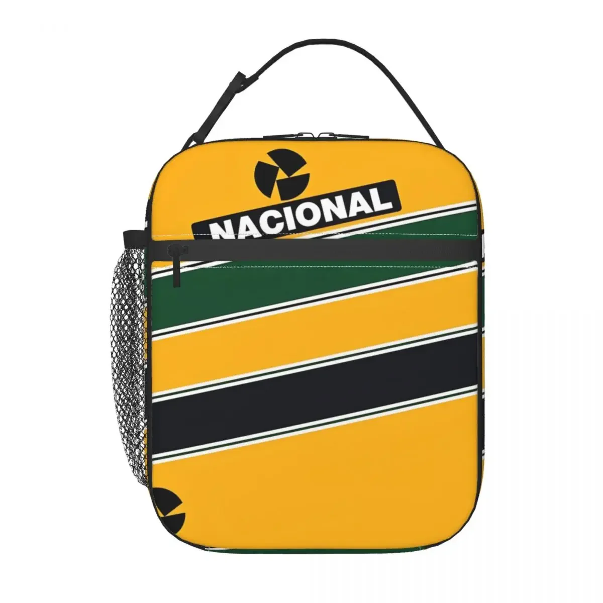 Senna Helmet Ayrton Senna borsa termica per il pranzo per Picnic borsa per alimenti portatile contenitore uomo donna Cooler Thermal Food Box