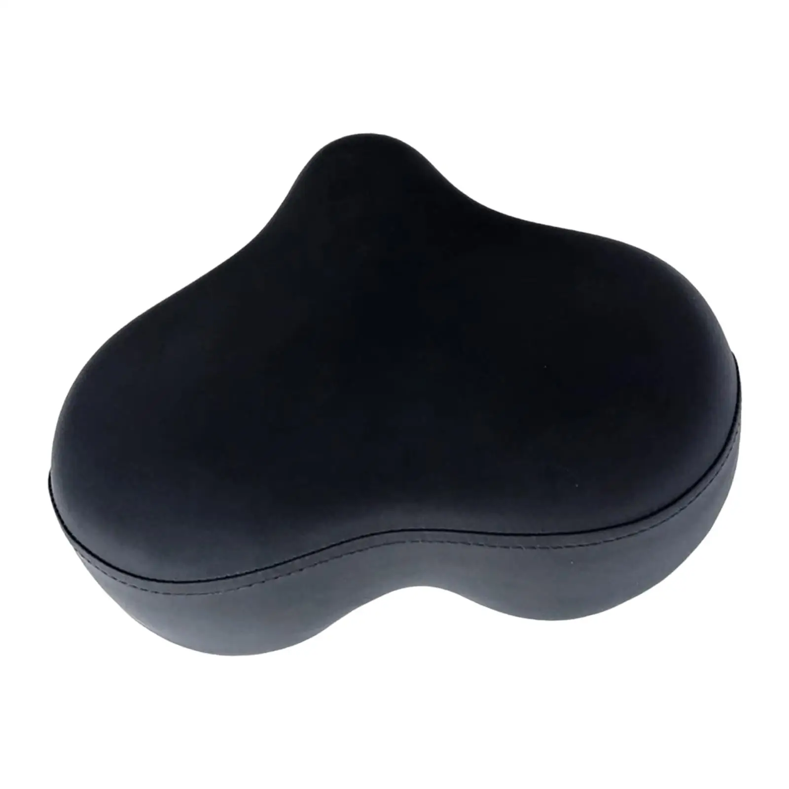 

Универсальная подушка для седла для велотренажера, аксессуар из искусственной кожи, 28x23 см, дышащая противоскользящая подушка для мужчин и женщин, простая сборка, эргономичная