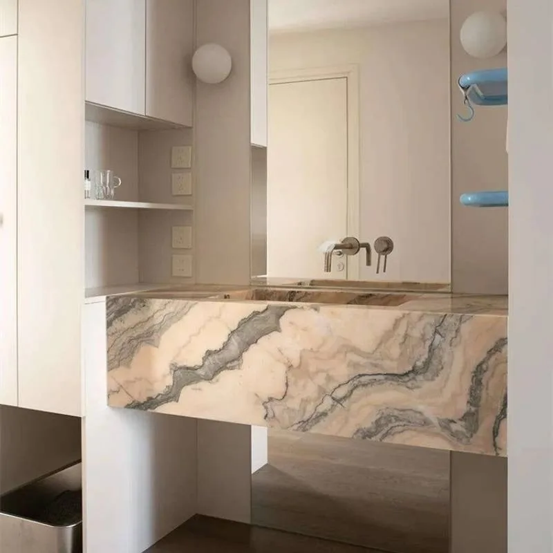 Decors Brown Bathroom Cabinet Hanging Classic Narrow Sink Bathroom Cabinet Space Saving Cheap Meuble Salle De Bain Furniture