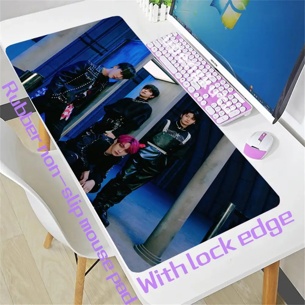 

Mouse Pad Kawaii Non-Slip Office gadgets Gaming accessories Rubber Floor Stray_KidsS mats Edge PC gamers locking Mousemat