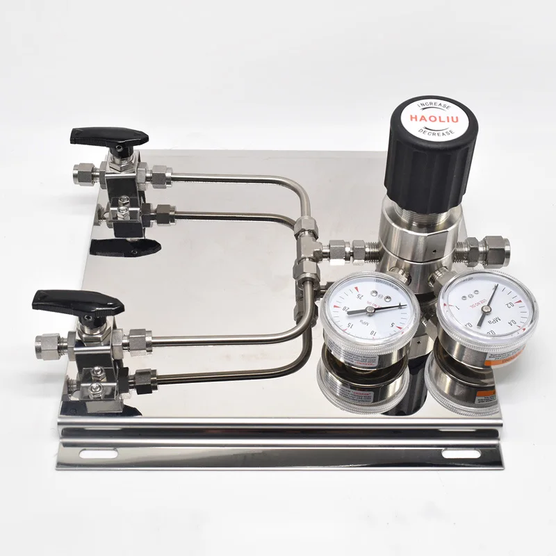 High Quality Pneumatic Control Special Gas Supply Manifolds with Gas Pressure Regulator Panel System