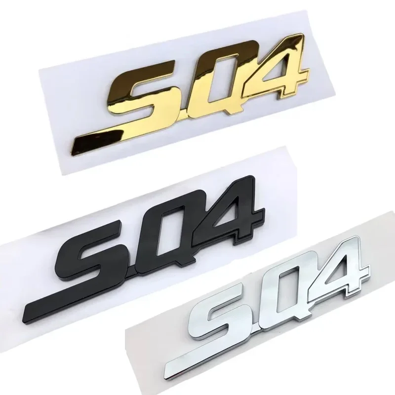 Pegatina ABS para Coche, Emblema SQ4, Calcomanía para Maletero, Insignia para Maserati Levante, Ghibli, Quattroporte, GT, Granturismo, GranCabrio