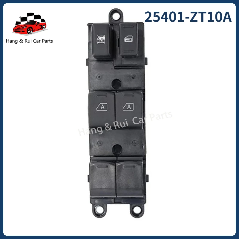 Interruptor Maestro Elevalunas Eléctrico 25401-ZT10A para Nissan Armada 2004-2008, Titan 2004-2015, Pathfinder y Armada 2004
