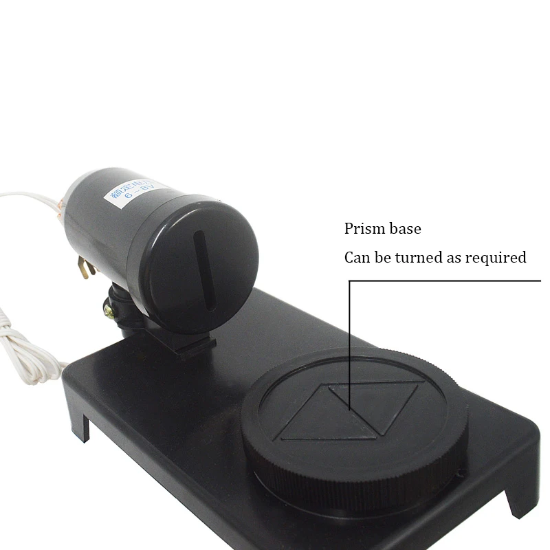 White Light Dispersion And Synthesis Demonstrator Experiment of Prism Teaching Equipment for Parallel Light Source in Rico-optic