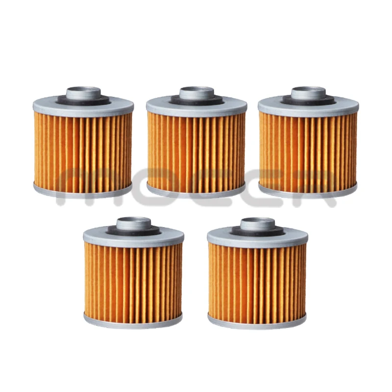 5 szt. Motocyklowy filtr oleju do Yamaha TDM850 Grizzly YFM 600 Raptor 700 Dragstar XVS 250 400 650 1100 V-Star XV 535 750 Virago
