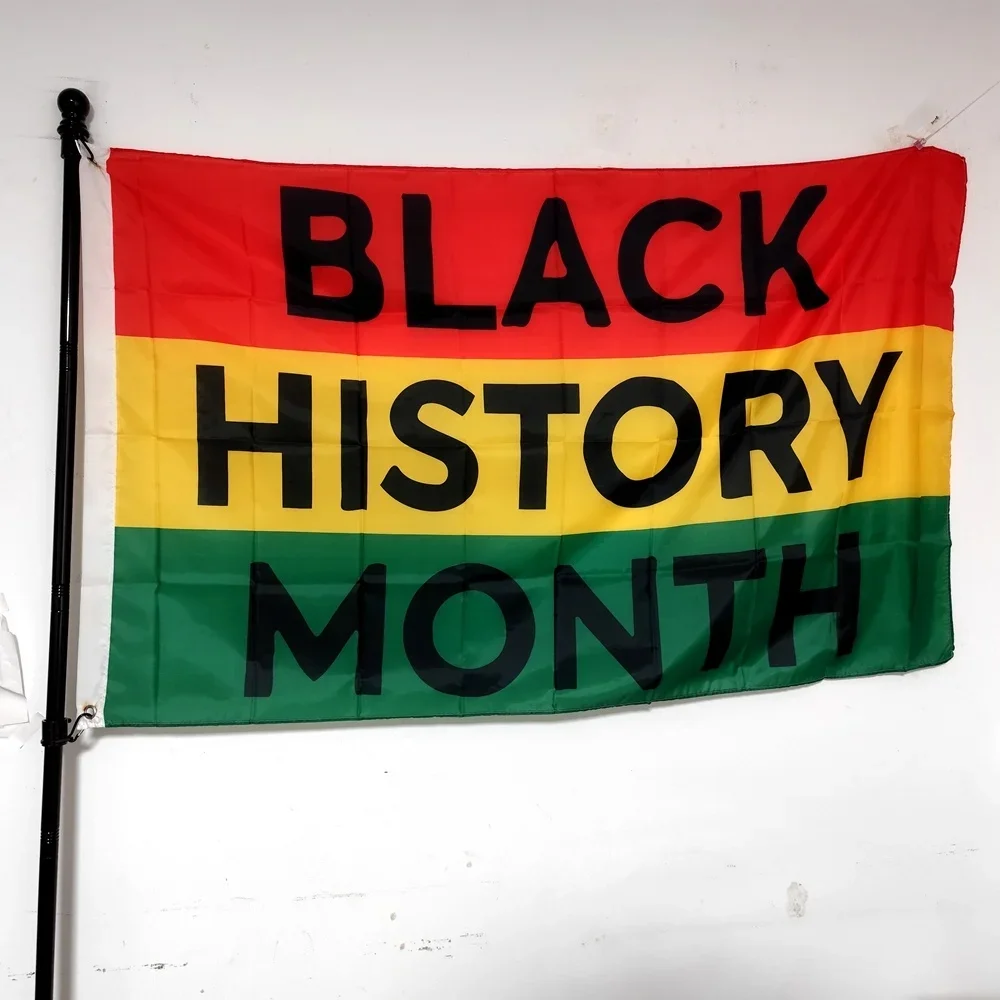 

Black African American USA Flag Outdoor Banner 60x90cm 90x150cm Weather Resistant Polyester Hanging Decoration Country Flag