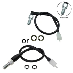 Universal Motorcycle Hydraulic Brake Pressure Rear Light Switch M10X1.25 Hollow Bolt Motocicleta Accessory
