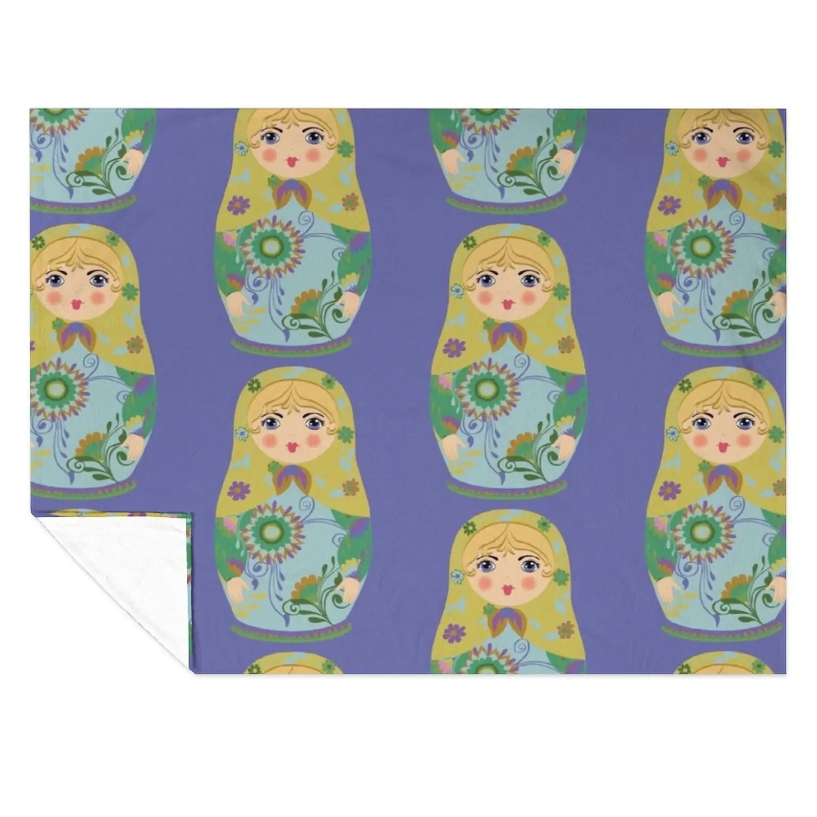 

Matryoshka / Matryoshka / Matreschka / Matroshka Throw Blanket Decorative Sofa Moving Loose Fashion Sofas Blankets