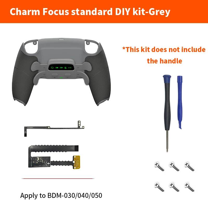Back Paddles Attachment Controller Extension Back Button & Backplate Remap for PS5 Dual with Turbos Macro For PS5