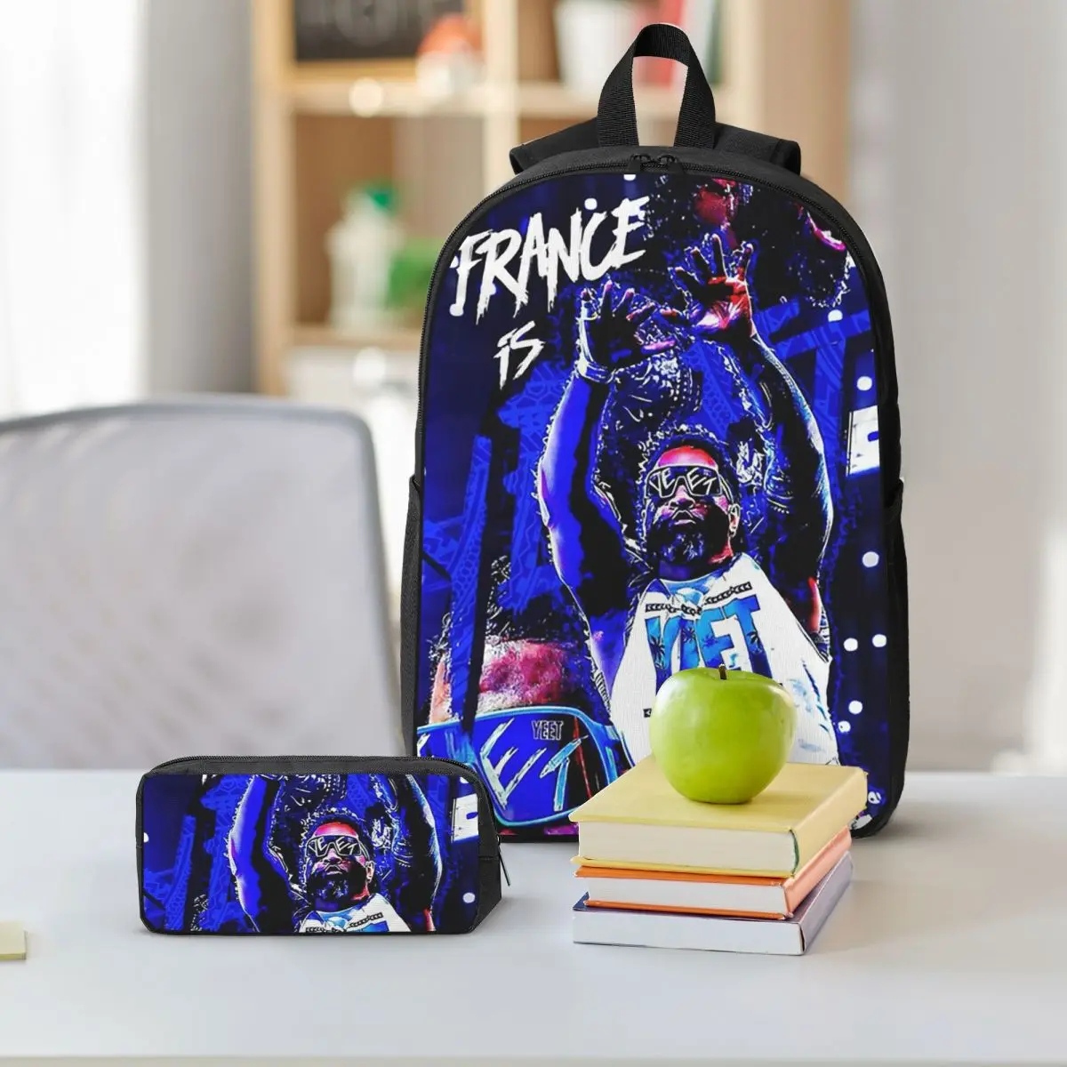 Mochila Jey Uso Yeet Art, mochila escolar para estudiantes, niños y niñas, bolsos de hombro para ordenador portátil, bolsa de almuerzo con aislamiento de 3ps, estuche para lápices