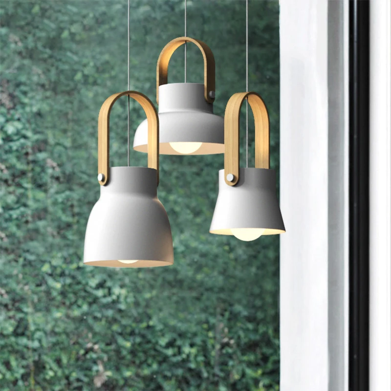 Nordic Minimalist Macaron Color Creative Pendant Light Restaurants Study Bedroom Headboards Coffee Shops Decorative Chandeliers