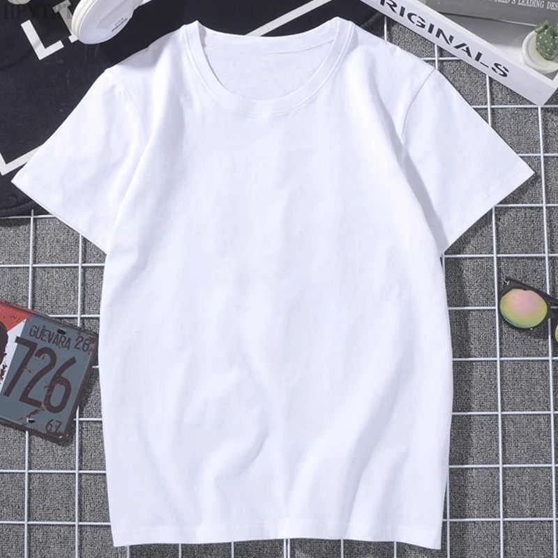 Customized Printing Leisure T Shirt Summer Women DIY Your Like Photo or Logo White T-Shirt Fashion Harajuku Female Tops Tshirt