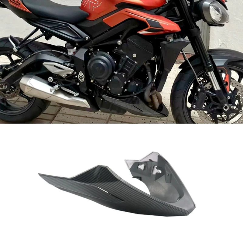 Super Sale For Street Triple 765RS 765R 2023-2025 Motorcycle Engine Lower Spoiler Fairing Protector Guard Chassis Shield