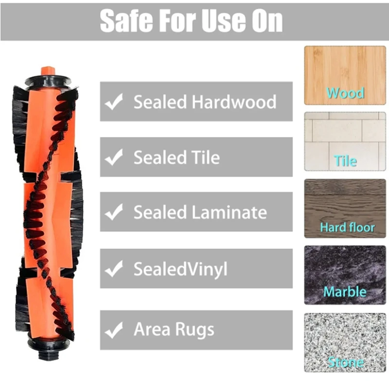 19 peças de reposição para robô aspirador de pó eva sdj06rm acessórios principal escova lateral filtro esfregão pano saco de pó-A99X