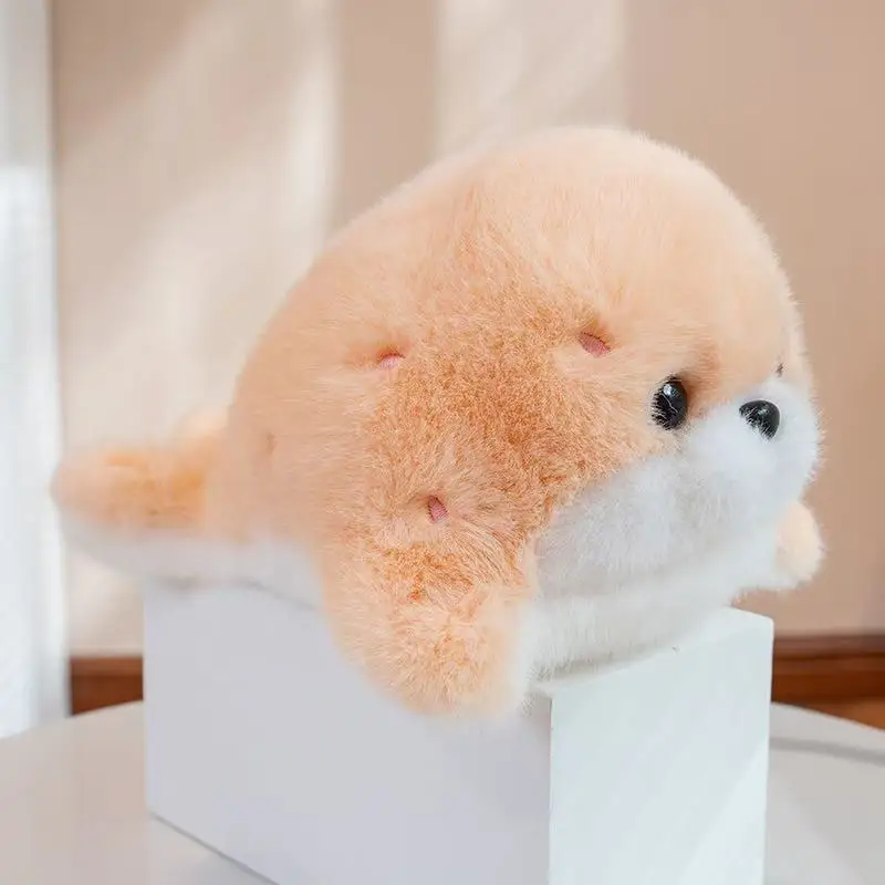 The latest marine animal, killer whale, seal doll, simulation stuffed plush toy, cartoon anime cute gift, interesting doll
