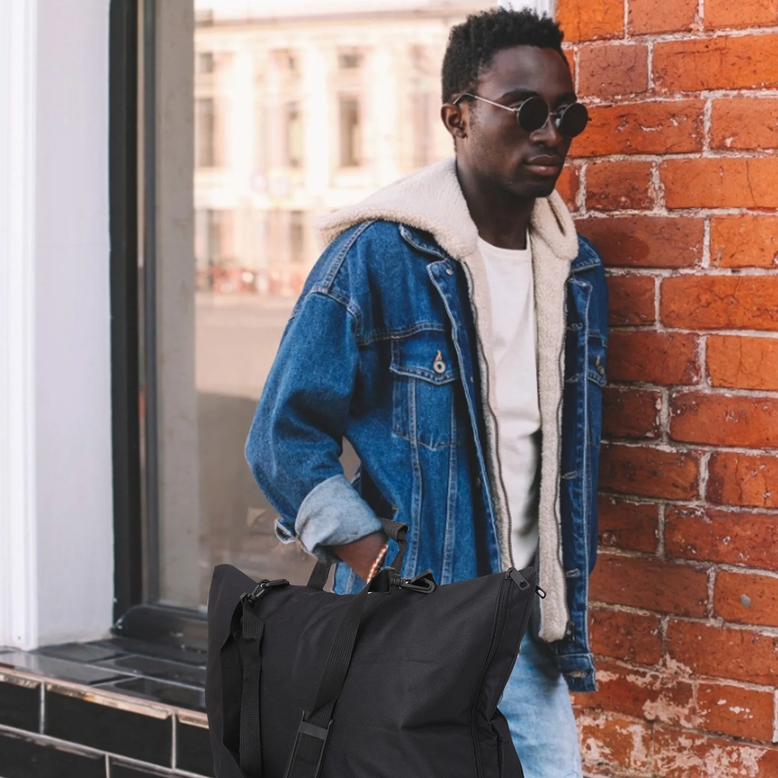 Borsa per rifornimenti artistici per bambini Custodia per tavolo da disegno impermeabile A3 nera Organizzatore di pittura di grande capacità Strumenti per matite di carta per schizzi su tela