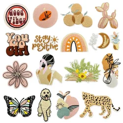 Emblem Clothing Accessories Badge Sticker Embroidered Embroidery Sticker Iron-on Patches