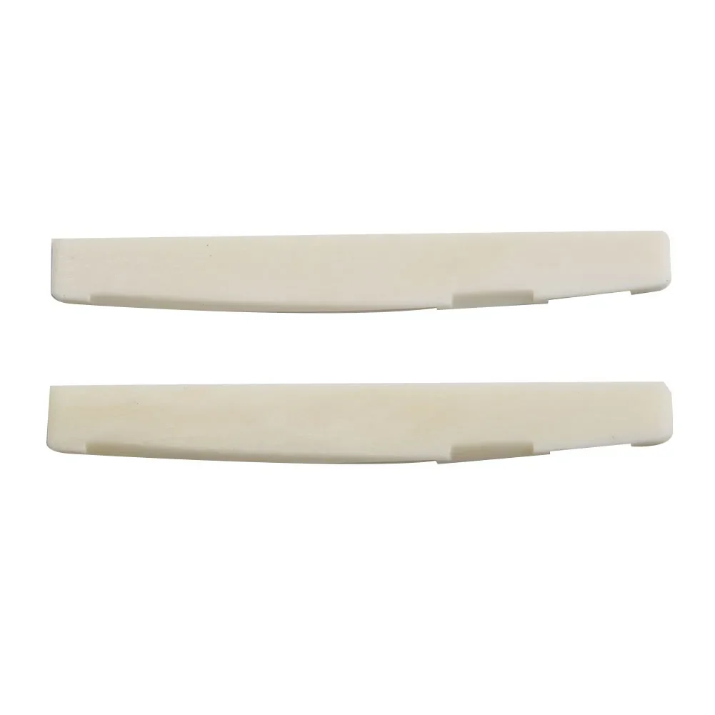 

Premium Bone Bridge Saddle And Nut For 6 String Acoustic Guitars, Set Of 2, Enhance Your Instrument's Sound Quality