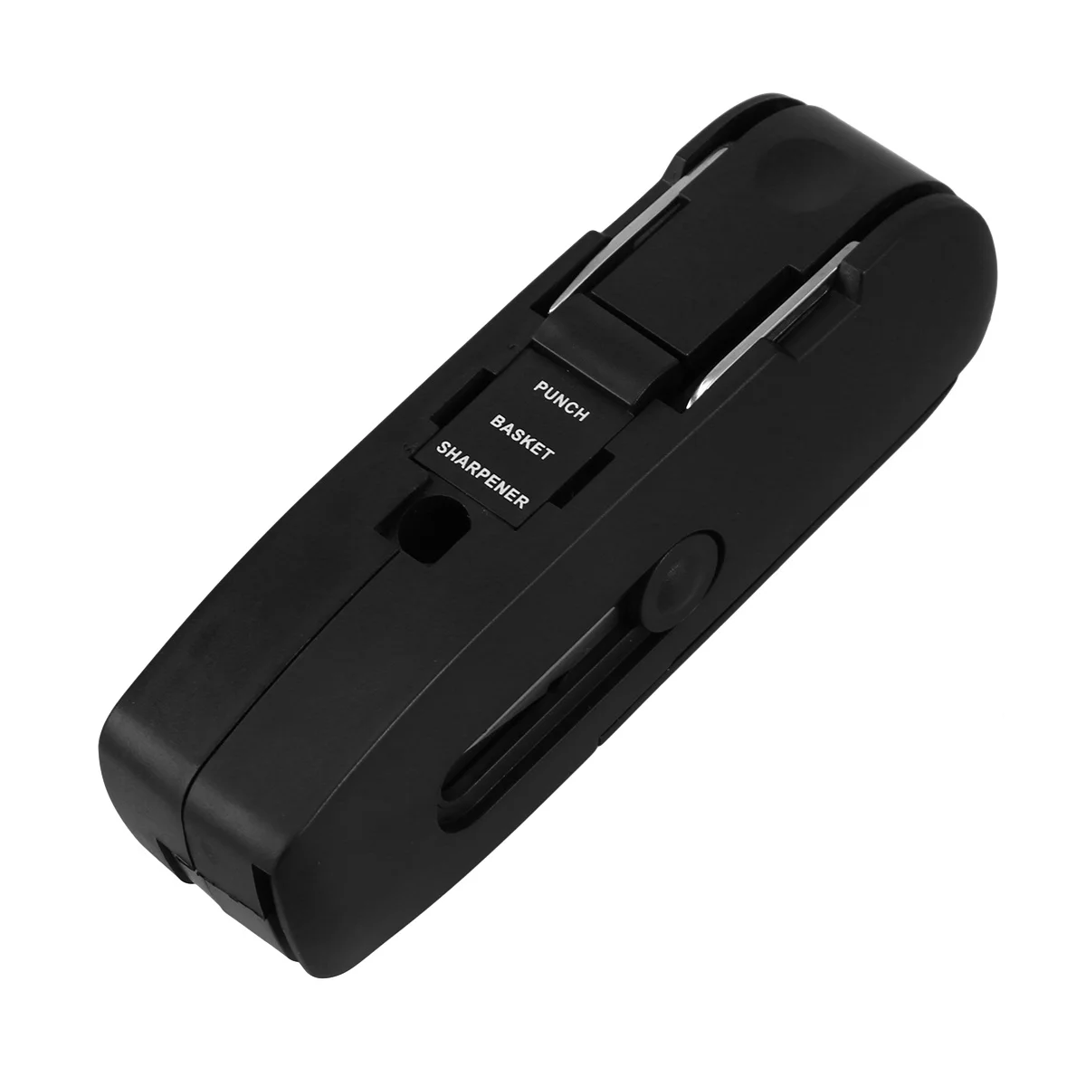 

Multifunctional Stationery Set Black Portable Office Tools Scissor Pencil Sharpener Screwdriver Cutter Stapler Puncher