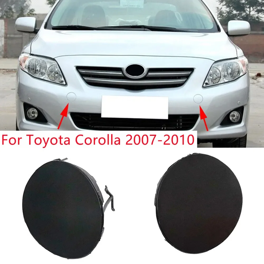 Für Toyota Corolla 2007-2009 Auge Abdeckung Kappe Vorne Abschleppen Vorne Links/Rechts 2 stücke 52127-02910 Marke neue Auto Front Stoßstange