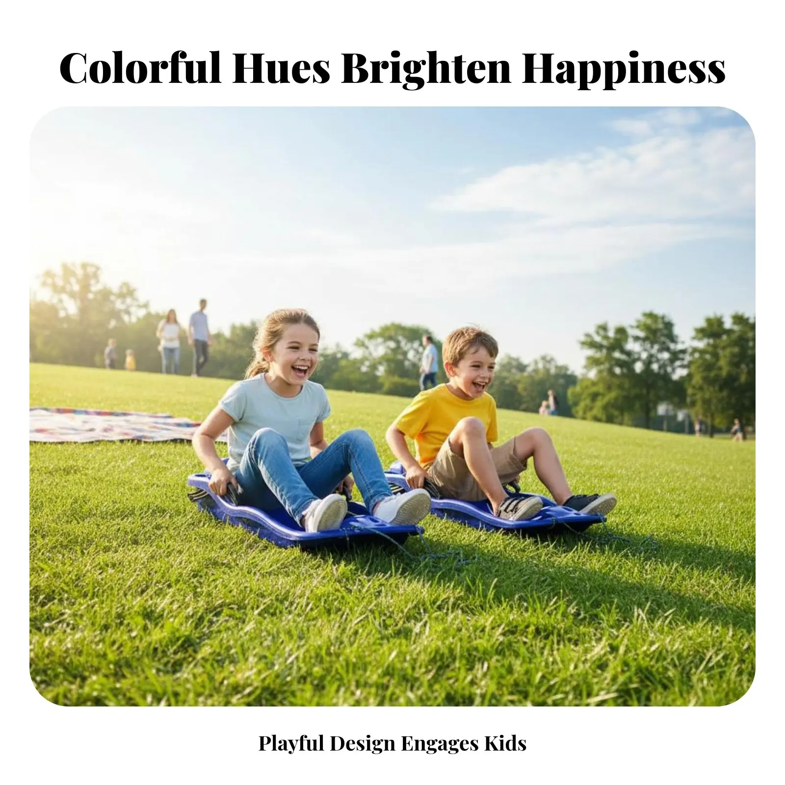 

Коврик для скольжения по траве, утолщенный, для использования на различных поверхностях, всесезонный, веселое развлечение для детей