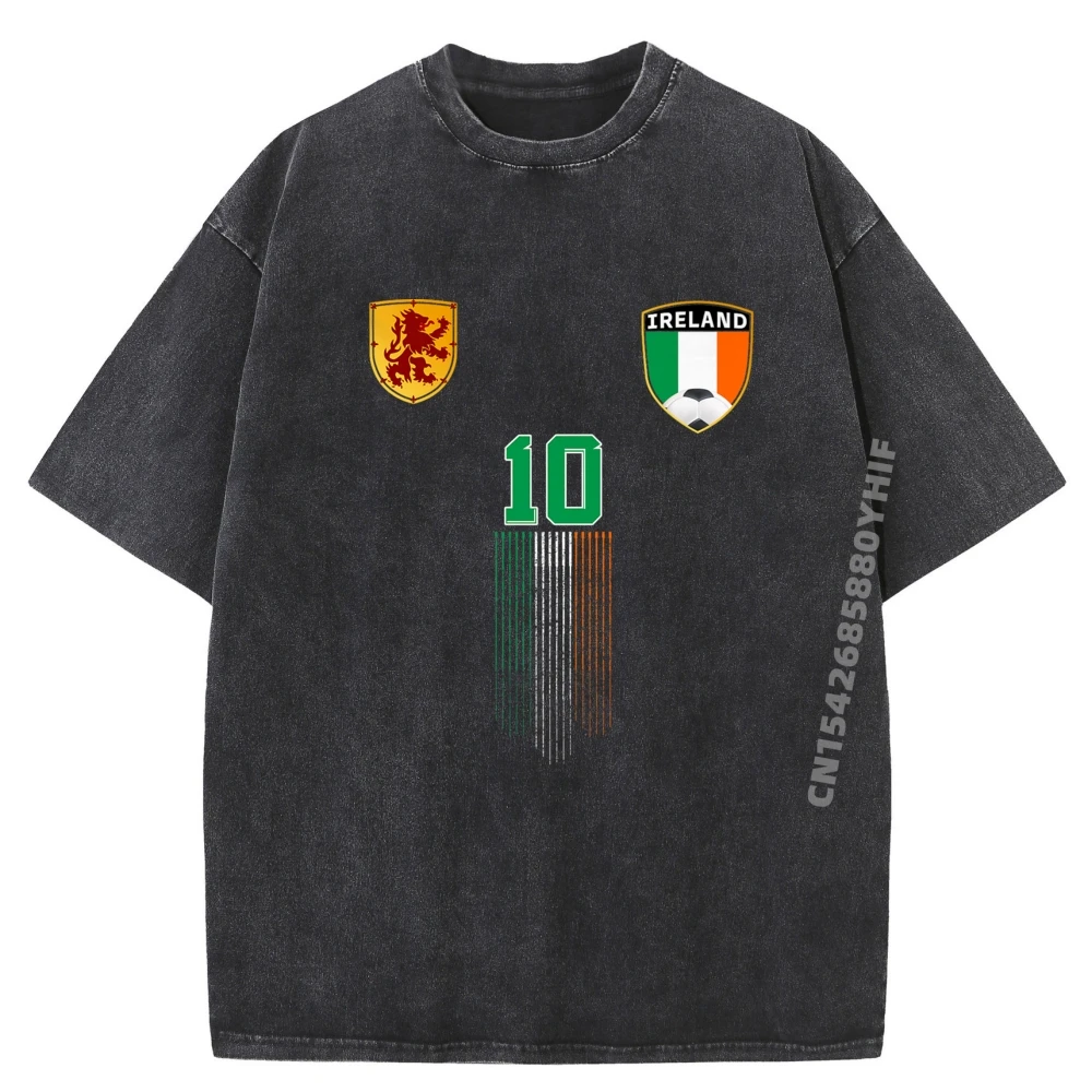 

Mens Graphic Tees Republic Of Irelnd Flag Irish Pride Lovers Streetwear Men SOFT Printed Tees Oversized Washed Shirt