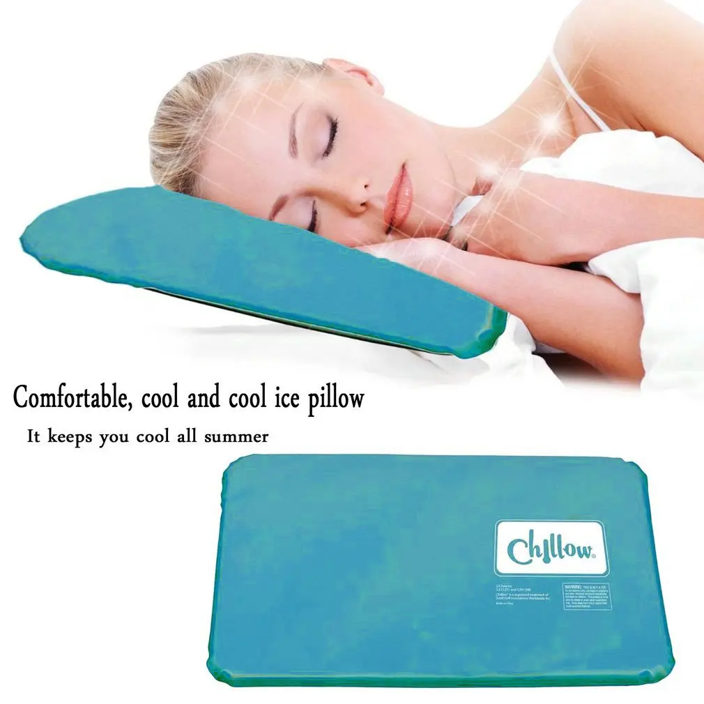 Sleeping Cooling Muscle Relief Gel Pillow Mat Summer Pad Mat For Pregnant Women Breathable Blanket  Ice Pads Washable Sofa Pad