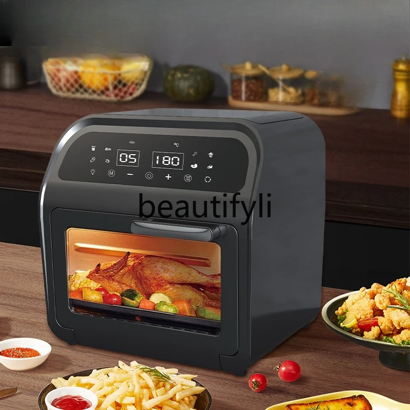 

Air Fryer Household Capacity Touch Screen Visual Multi-Functional Electric Fryer