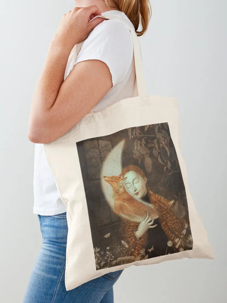 

The Crescent Animals Tote Bag tote bag woman personalized tote cute pouch bag Women's bags