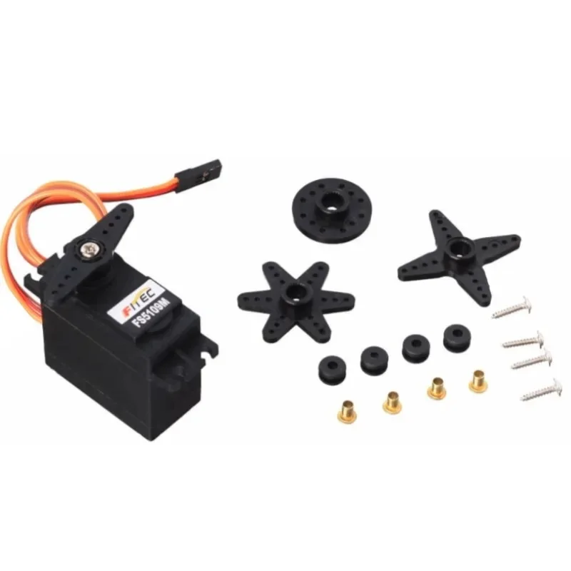 Feetech FS5109M 180° Control Metal Gear Standard Size Servo RC DIY Education Smart Car 10Kg.cm Servo Drive Motor Plastic Parts