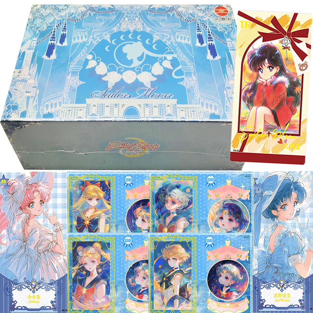 

Sailor Moon Collection Cards Classic Anime Beautiful Girl Special-shaped Grating Design Dancing Party Princess Card Holiday Gift