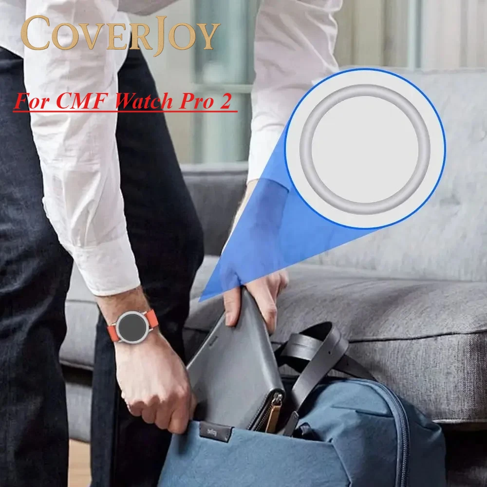 For CMF Watch Pro 2 New Metal Watch Bezel Protective Frame Case Cover Ring Replacement Shell Screen Protector
