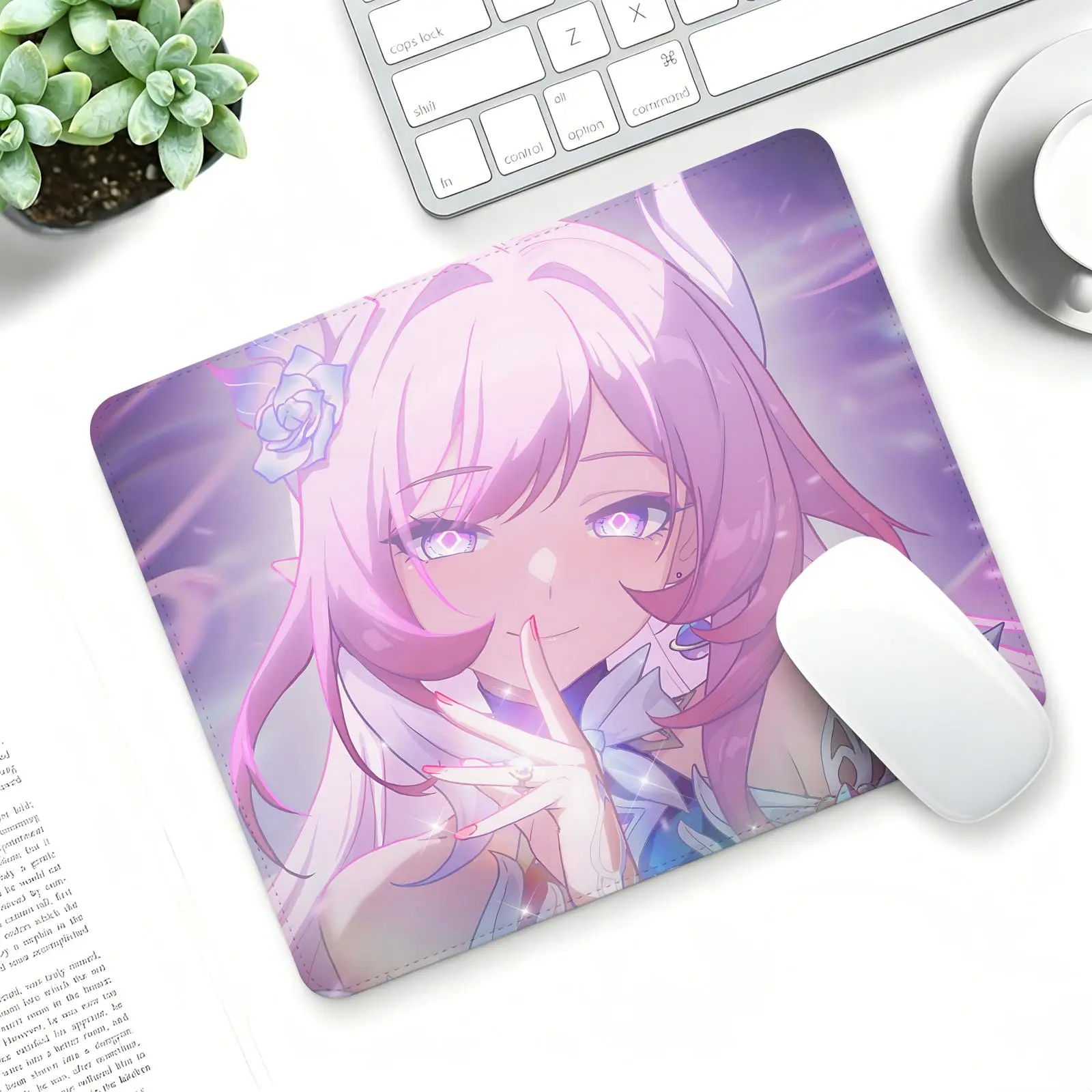 Mouse Pad Regular gaming mouse pad S/M/L size Office mouse pad Laptop desk mat Stitched edge mouse pad  Star Rail Cipher