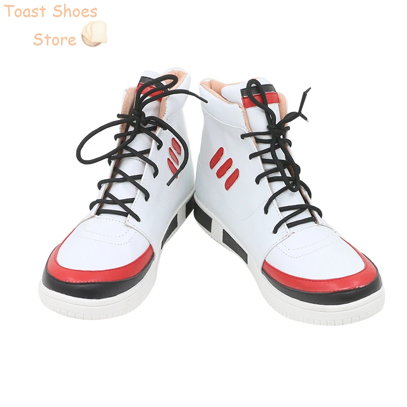 Kuzuha scarpe Cosplay scarpe in pelle PU Vtuber Cosplay Prop stivali di carnevale di Halloween accessori Costume Prop