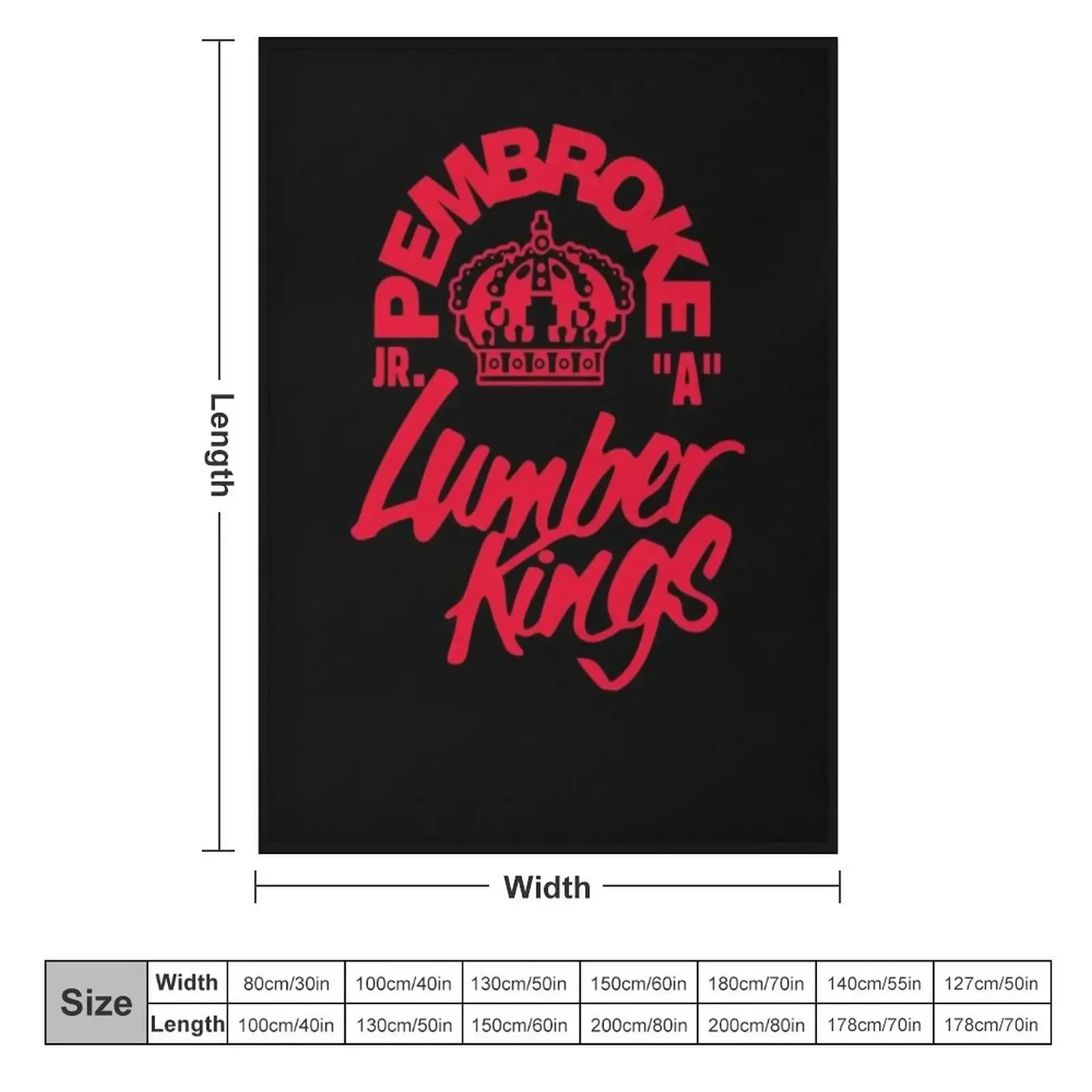 Pembroke Lumber Kings Throw Blanket Luxury Brand Moving warm winter Cute Blankets