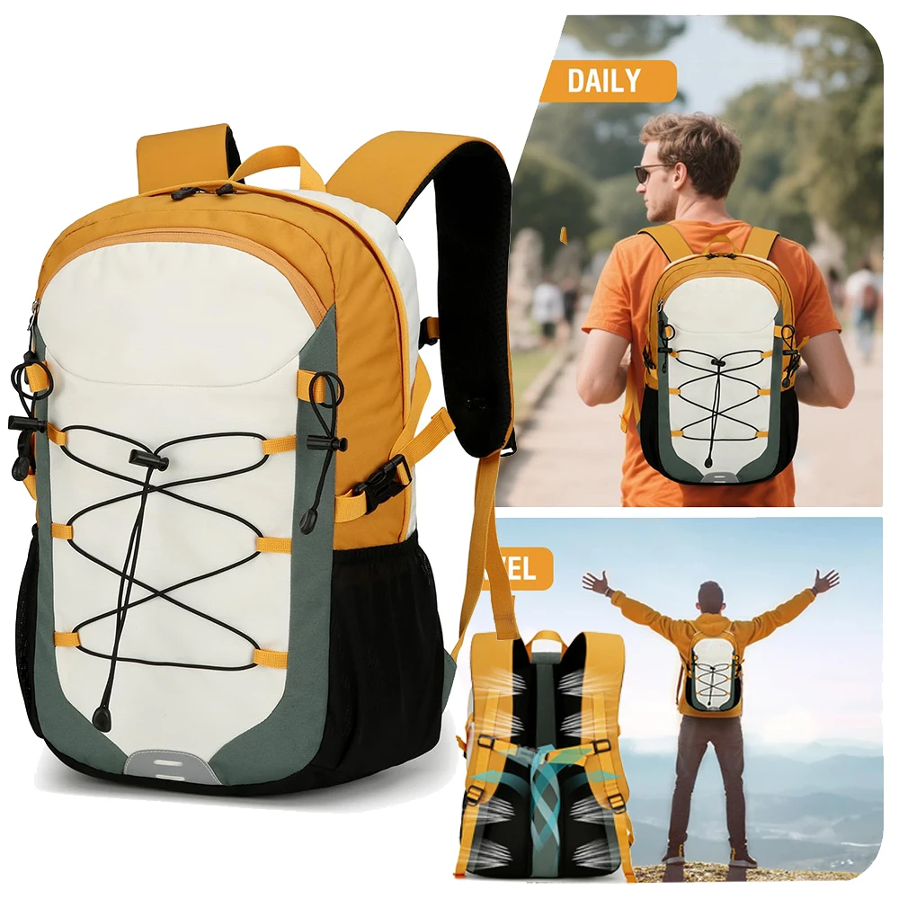 

20L Tactical Backpack Water Resistant Breathable Travel Backpack Large Capacity Mountaineering Bag Packet for Trekking Camping