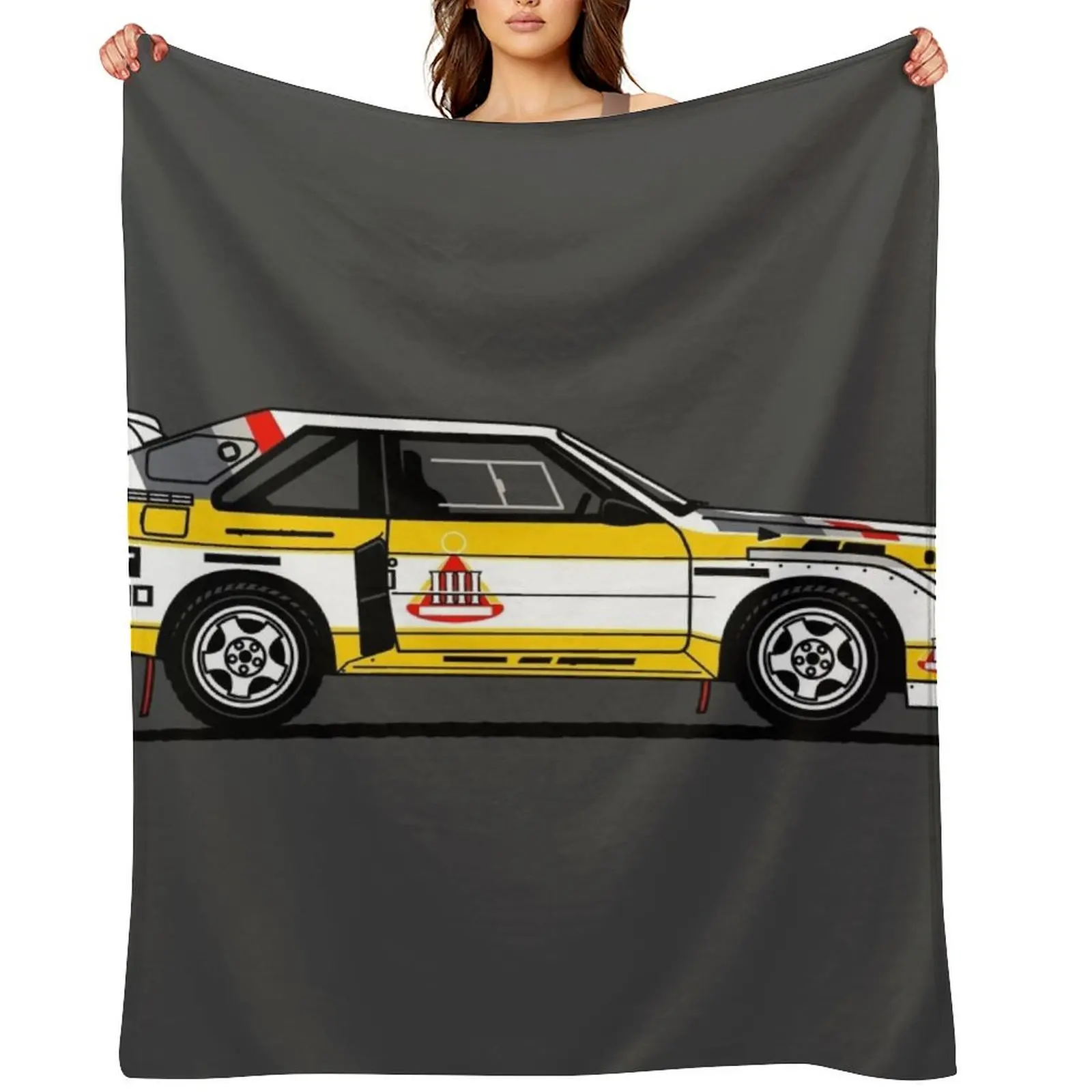 

S1 Group B Classic Rally Car Throw Blanket Blankets For Bed Single Winter beds Bed linens Blankets