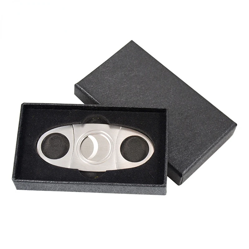 Metal Cigar Scissors Stainless Steel Cigar Cutter Gift Set Father's Day Gift Birthday Gift