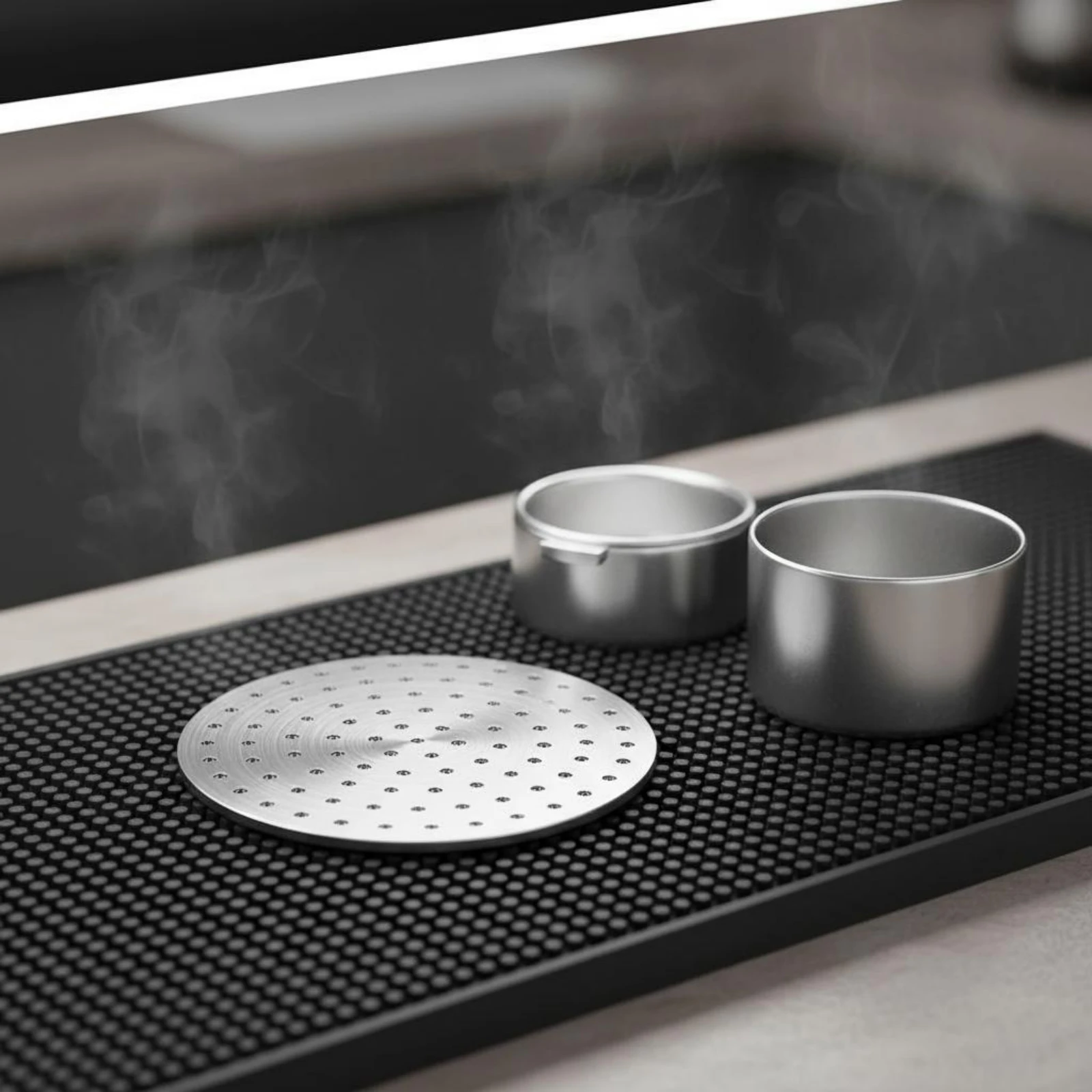 Espresso Puck Screen Improves Extraction Coffee Water Distribution Screen Reusable Coffee Strainer Disc Easy to Clean