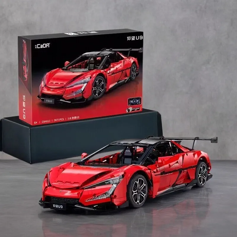 

Double Eagle Када Byd U9 Строительный блок для совместной работы Спортивная модель автомобиля в сборе Подарок для мальчиков