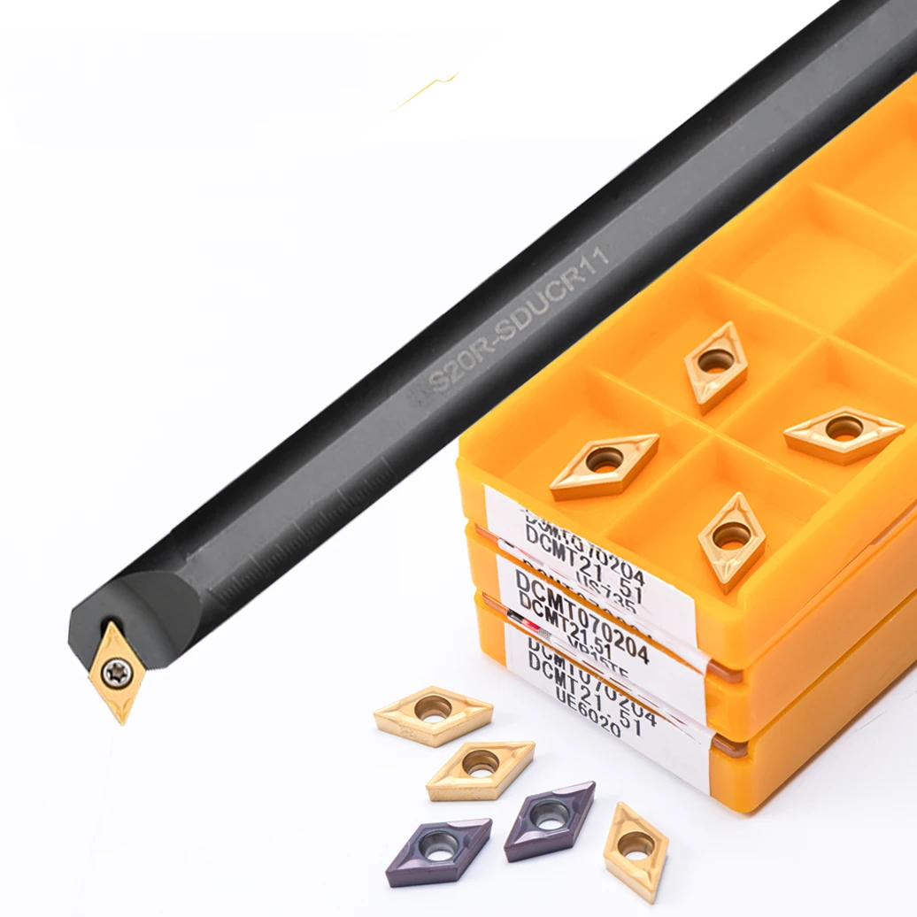 DCMT070204 DCMT portautensili per tornitura interna SDUCR/SDUCL S08K S10K S12M S14N S16Q S20R SDUCR07 SDUCL07 barra di alesatura inserto in metallo duro