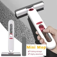 Squeeze Portable Mop Household 2/1pcs Cleaning Multifunctional Glass  Floor Tool Lightweight Mops Screen Mini Wiper