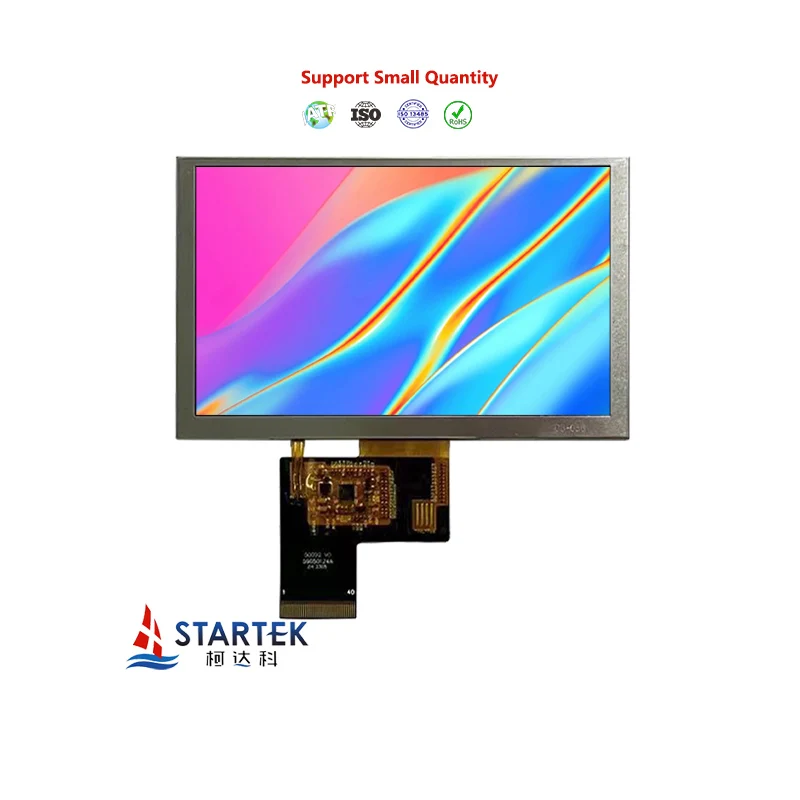 5 Inch TFT LCD Display Modules with Sunlight-Readable Tranflective 800x480 IPS RGB Interface for Outdoor Use