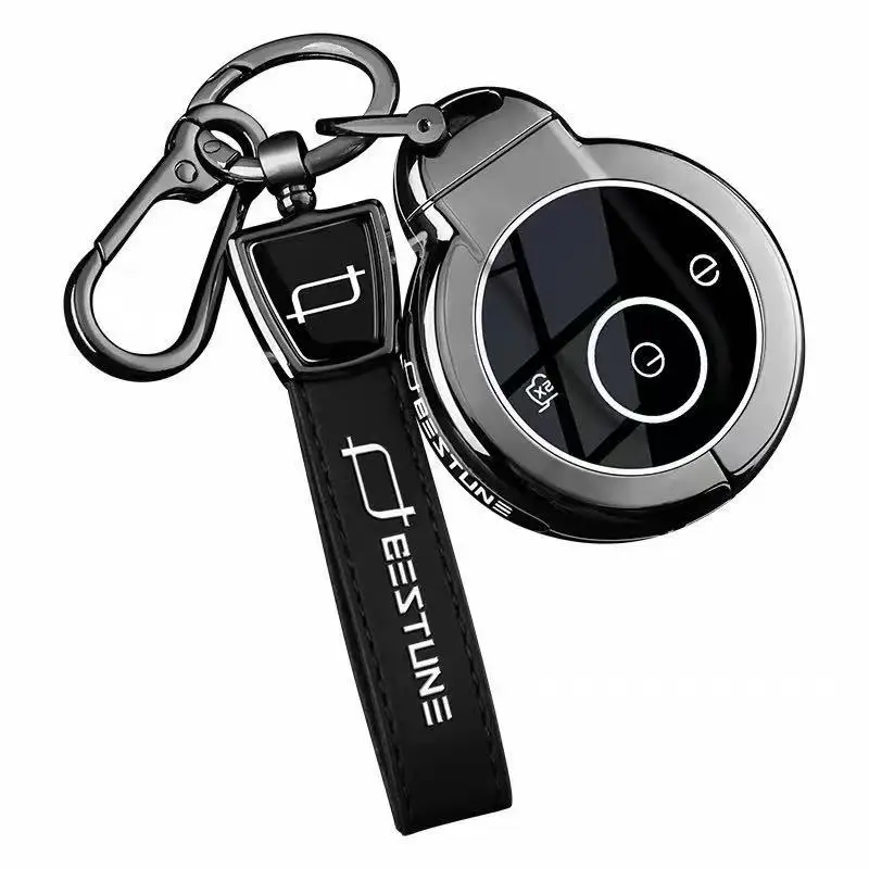 Zinc Alloy Car Key Case Cover Shell Protector Fob Holder for FAW Yueyi 03 Pony 2026 Accessories Keybag Keychain