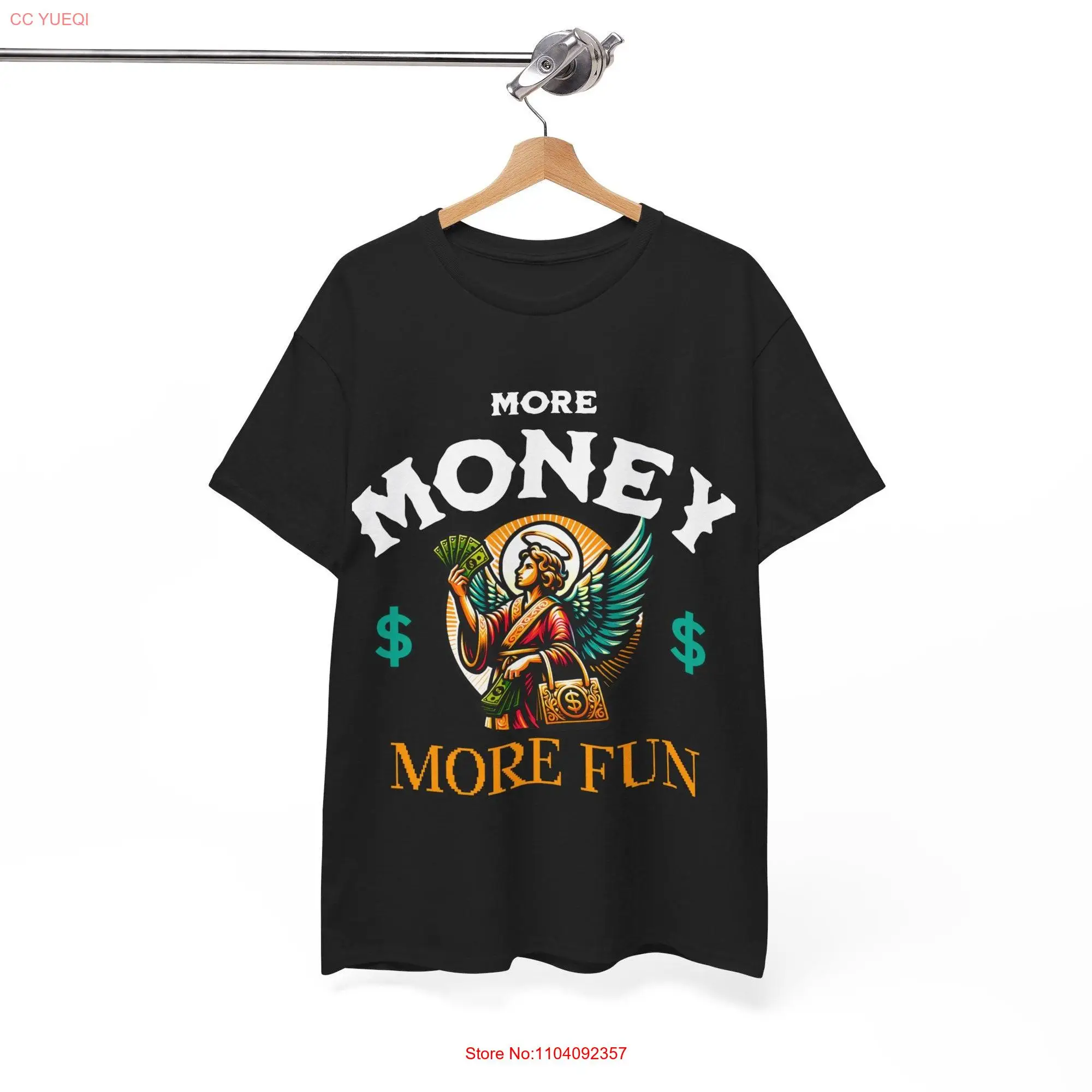 More Money Problems T Shirt Humorous Wealth Life Quote long or short sleeves